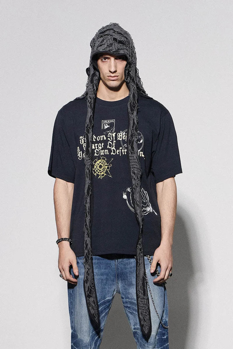 Ripped Bunny Ears Durag