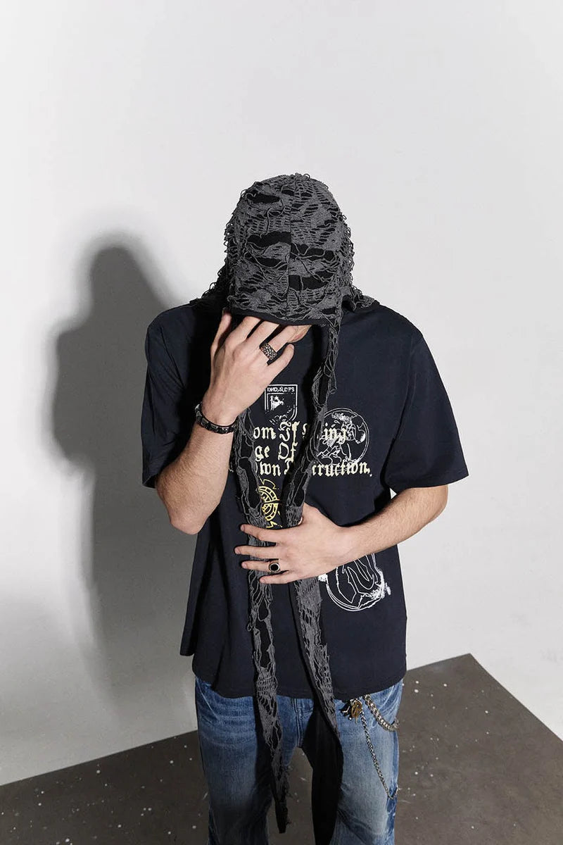 Ripped Bunny Ears Durag