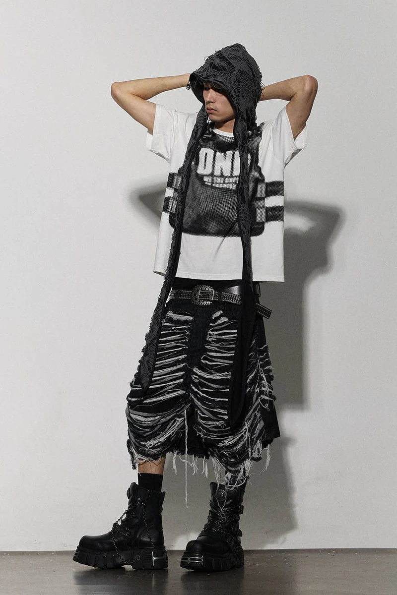 FRAGMENT HEAVY DENIM SHORTS