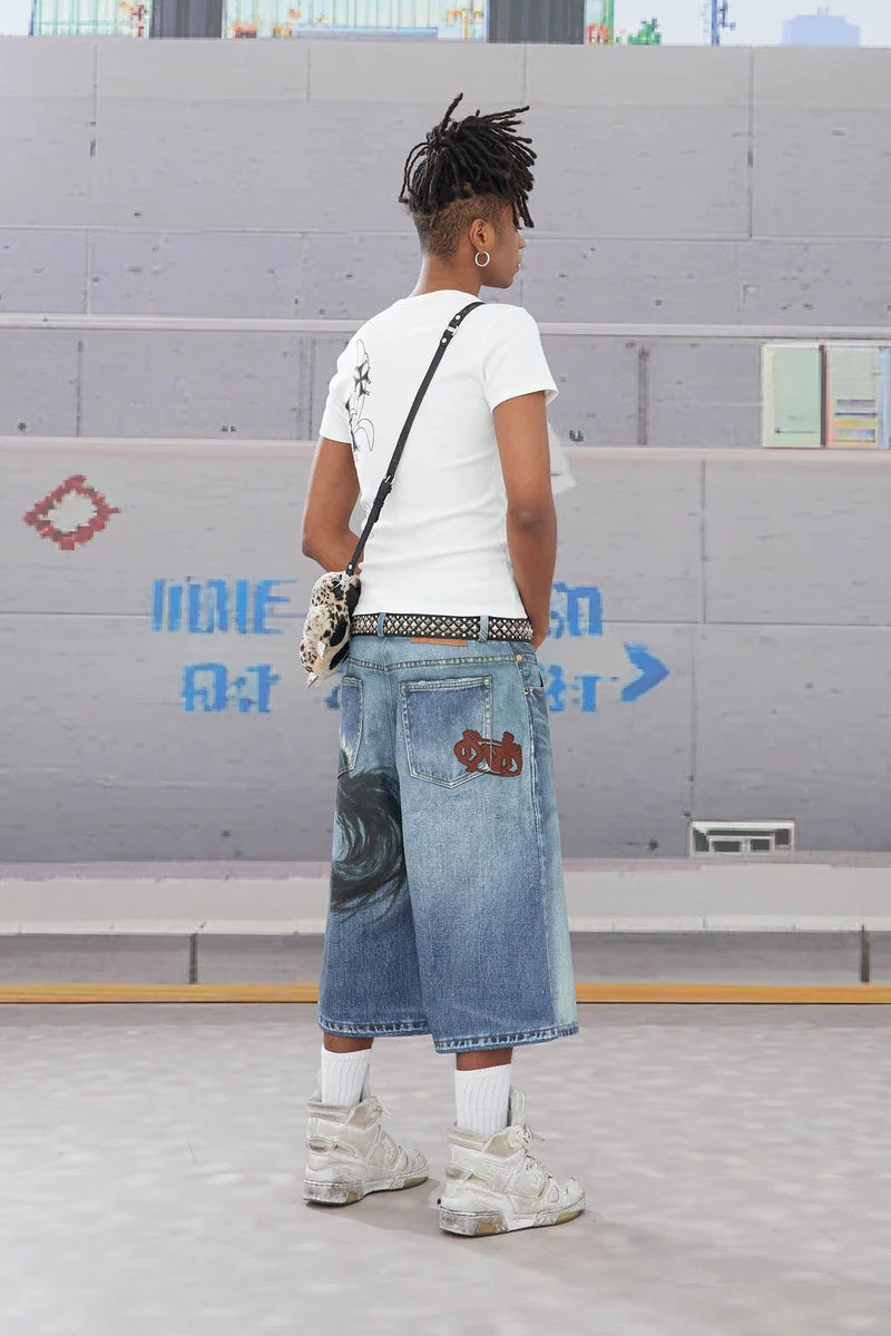 PEGASUS BERMUDA DENIMS SHORTS