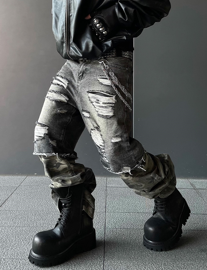 FUSION CAMO DENIM PANTS