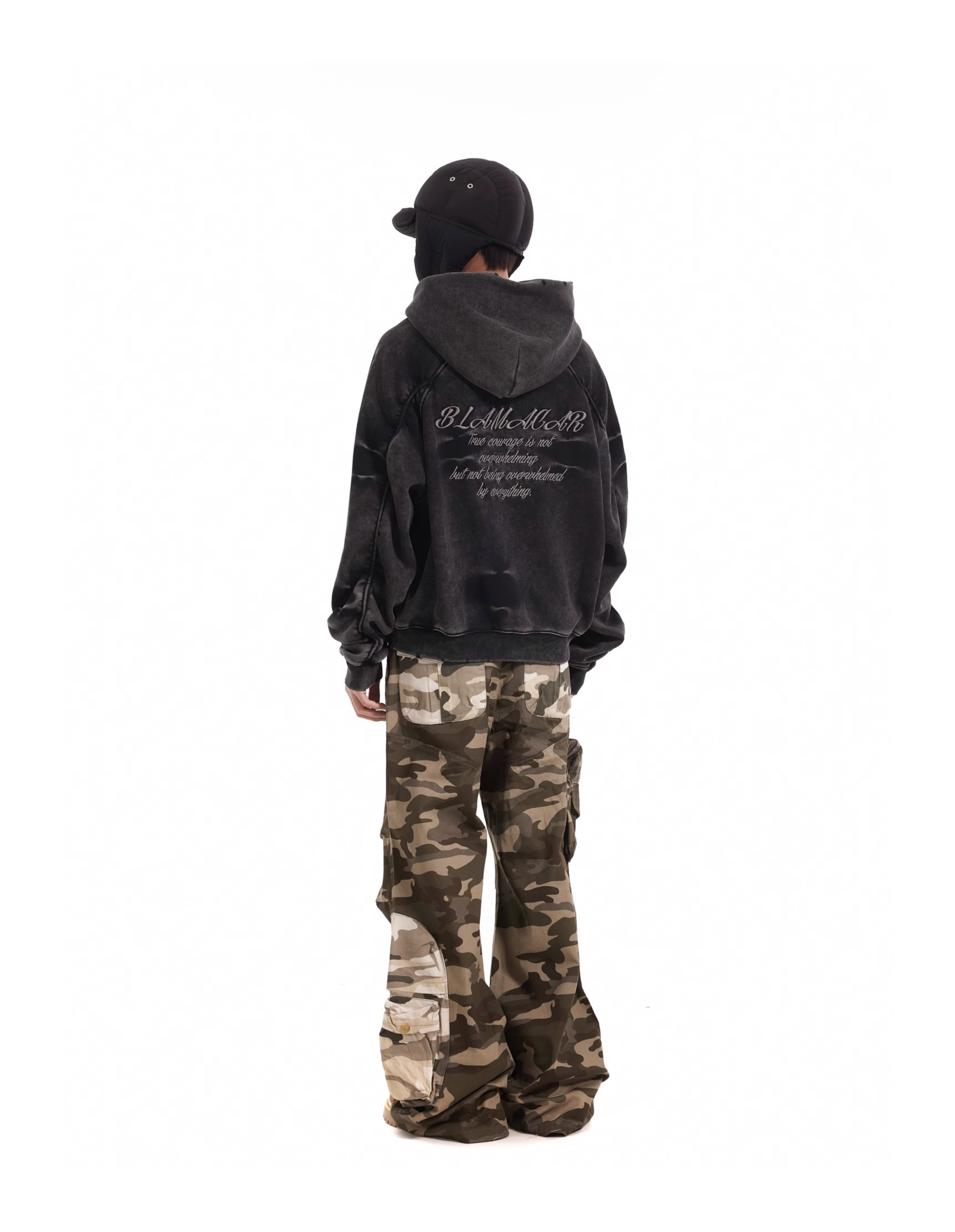 HEAVY WASHED ZIP HOODIE