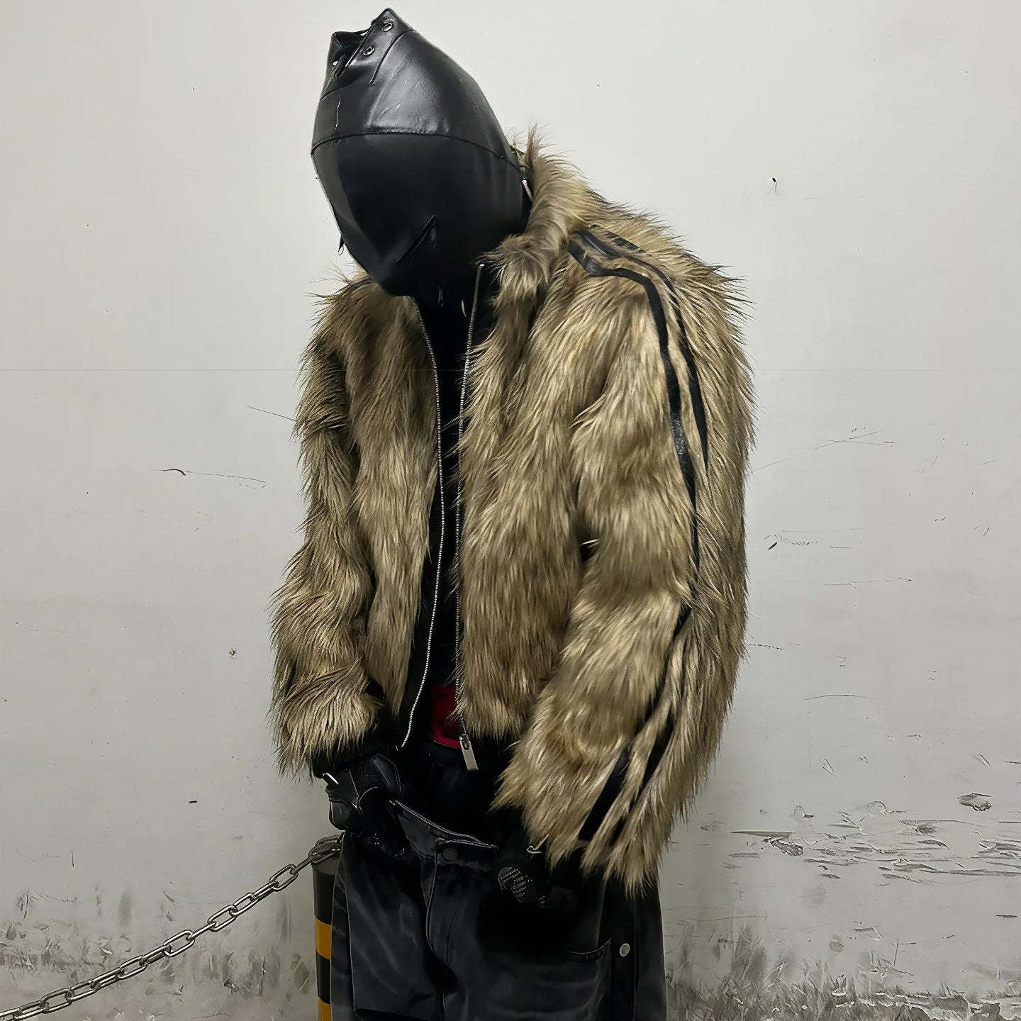 REVERSIBLE FUR LEATHER JACKET