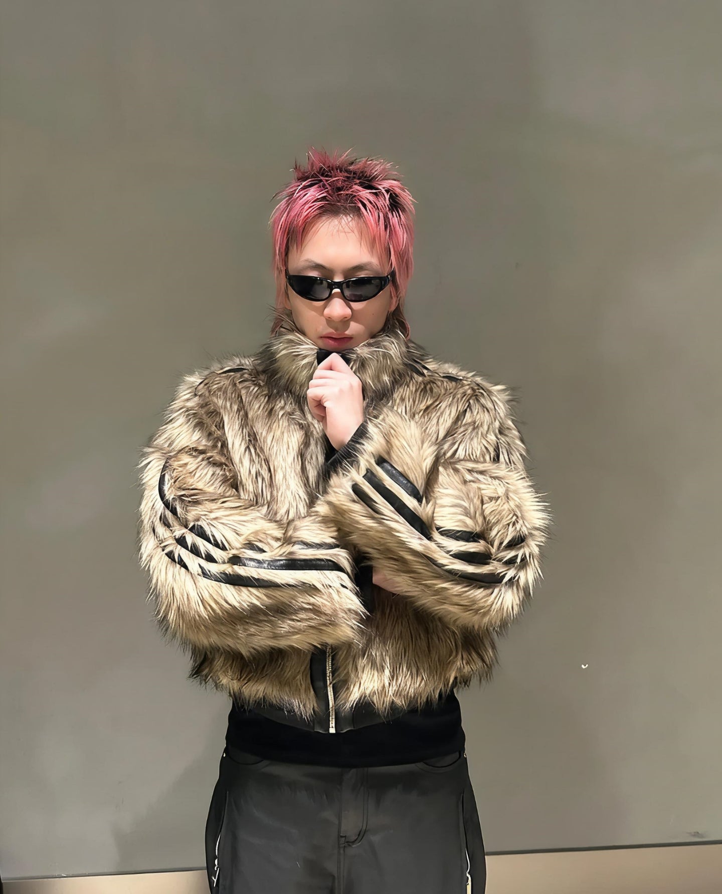 REVERSIBLE FUR LEATHER JACKET