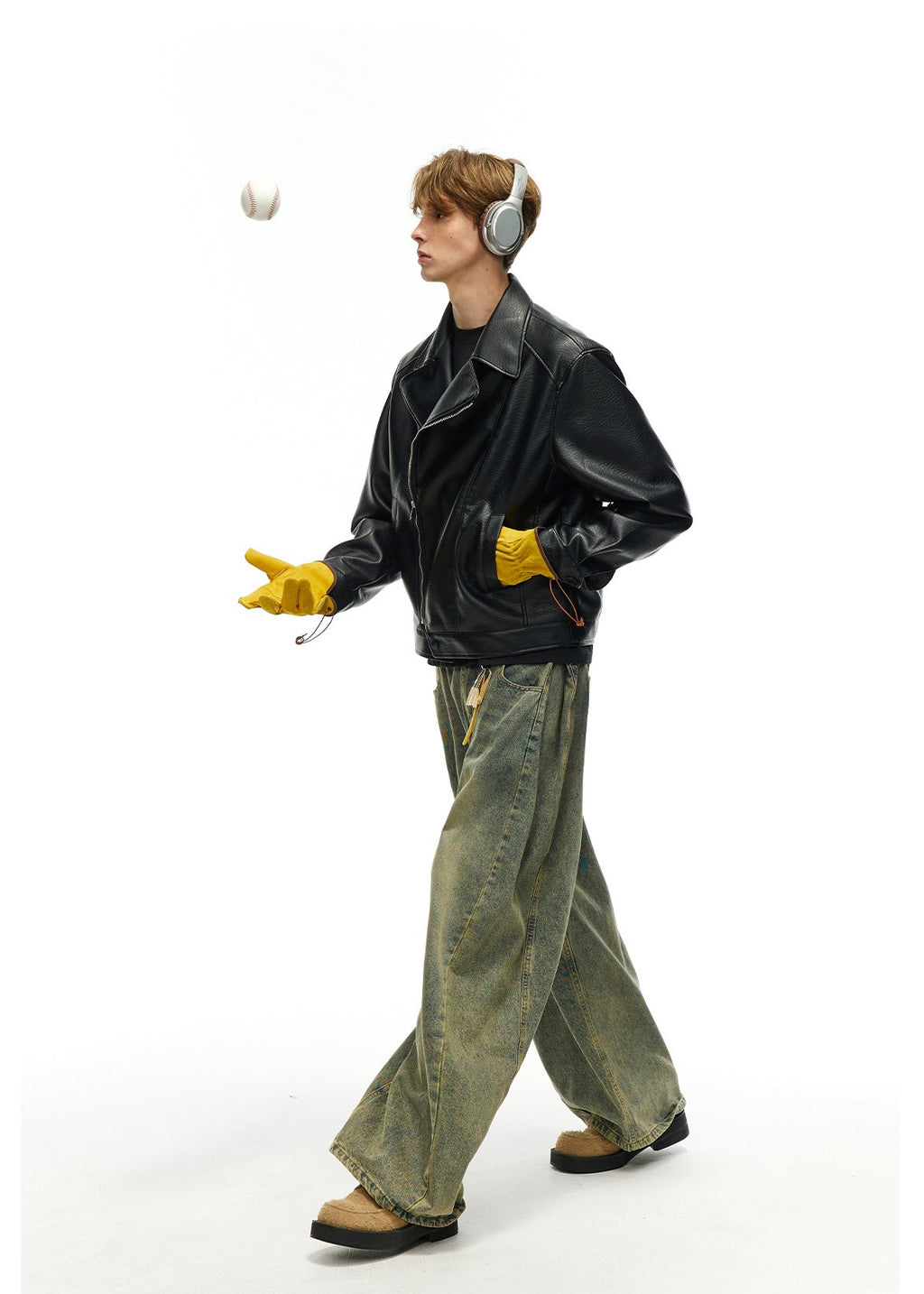 Stride Zip Leather jacket