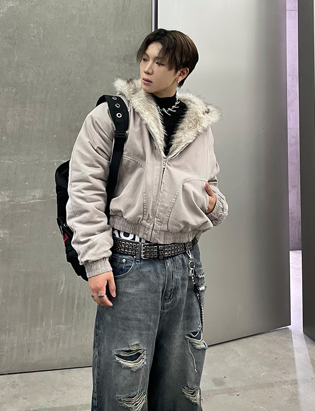 MODERN FUR HEAVY JACKET