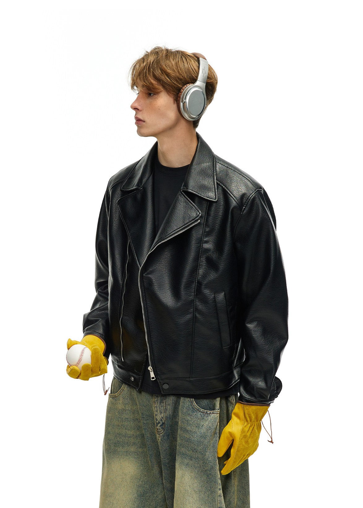 Stride Zip Leather jacket