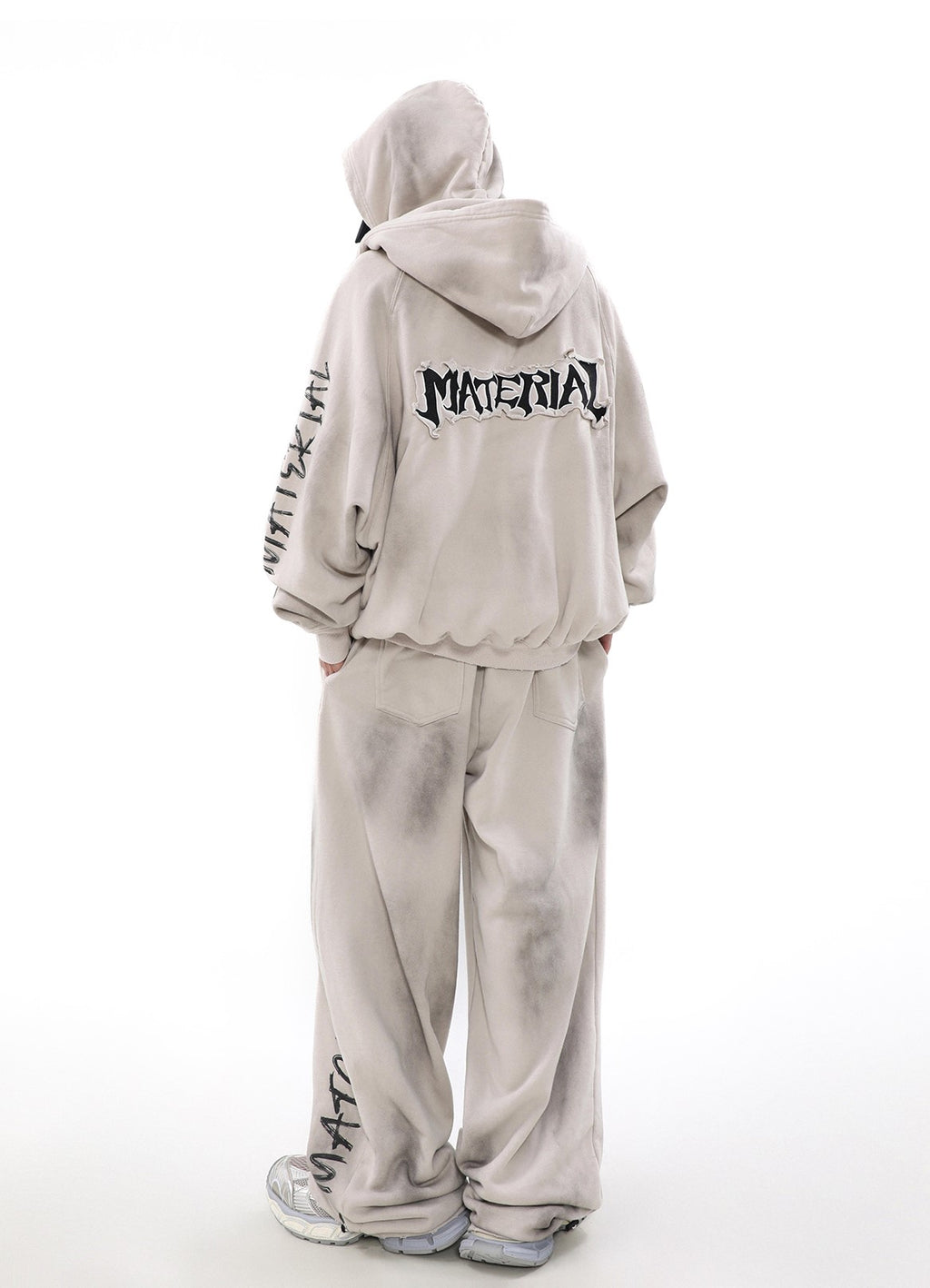 ACID WASHED ZIP HOODIE