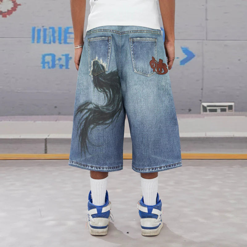 PEGASUS BERMUDA DENIMS SHORTS