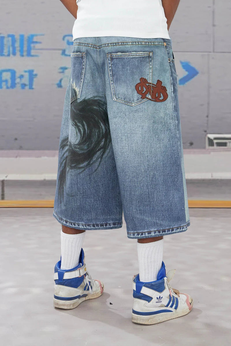 PEGASUS BERMUDA DENIMS SHORTS