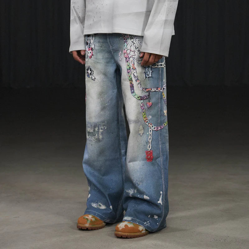 CAPTIVE CHAIN BAGGY PANTS