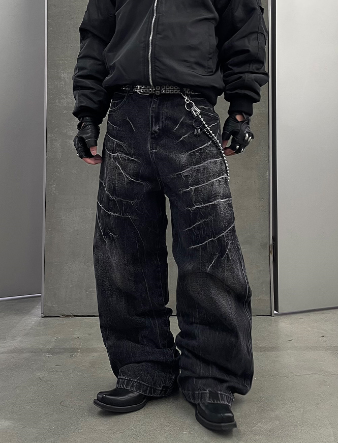 RAVAGE LOOSE DENIM PANTS