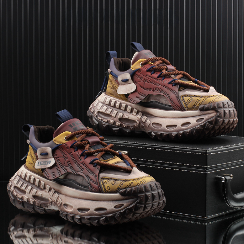 STITCHING LETTER PLATFFOM SNEAKER