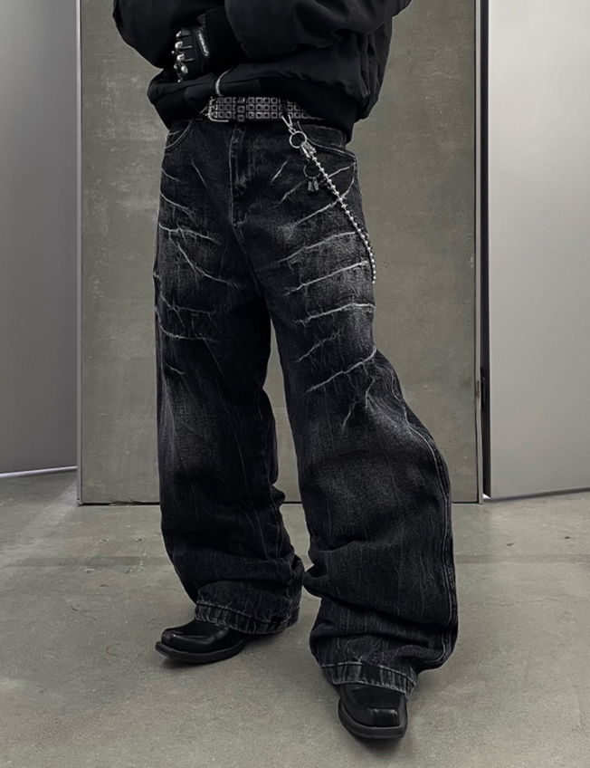 RAVAGE LOOSE DENIM PANTS