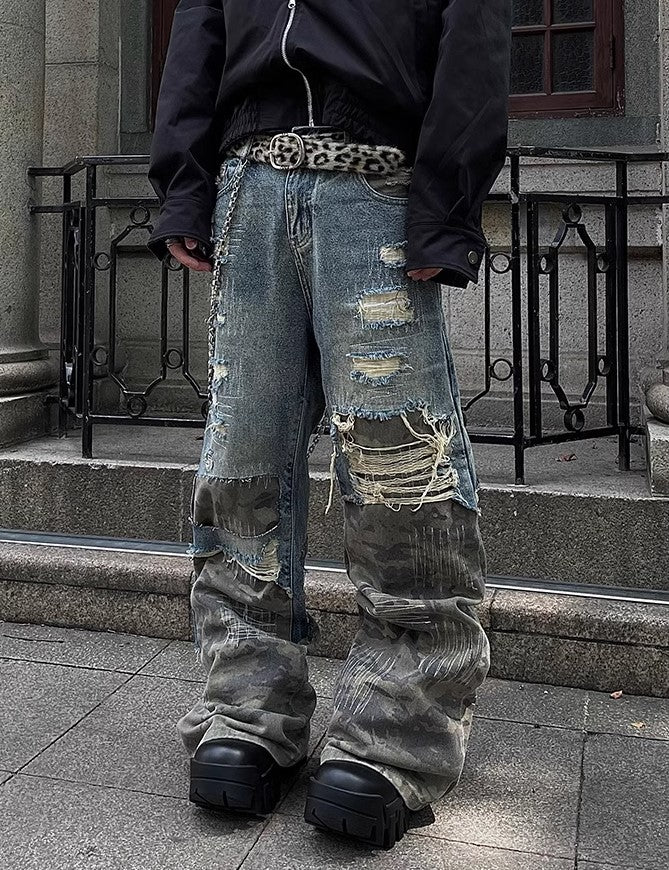 CAMO RIFT DENIM PANTS