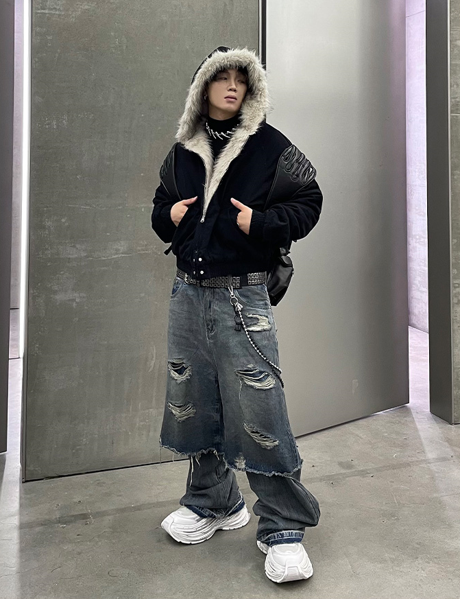 MODERN FUR HEAVY JACKET