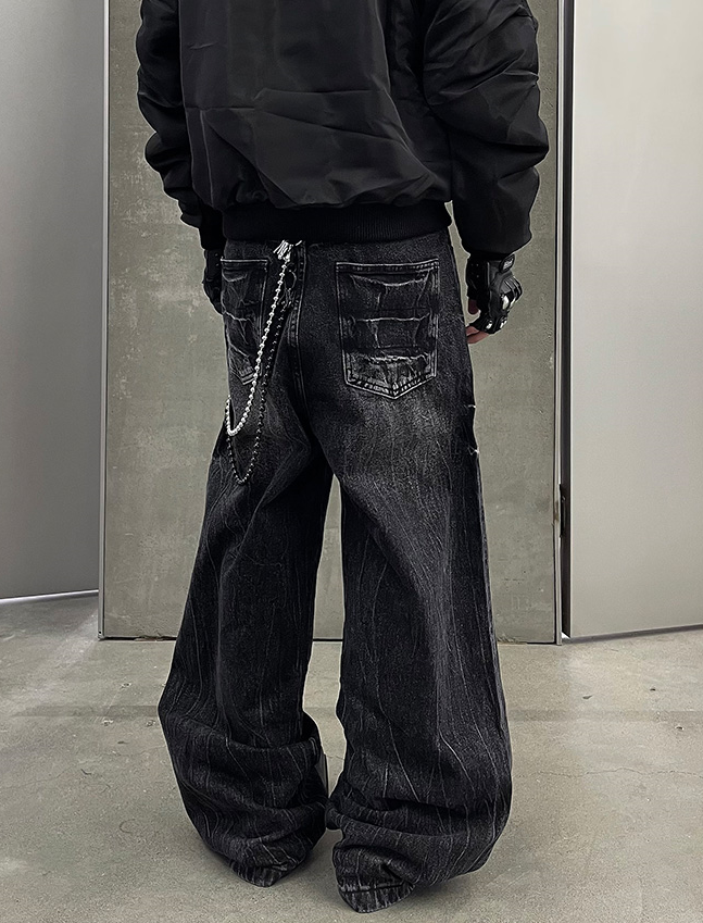 RAVAGE LOOSE DENIM PANTS