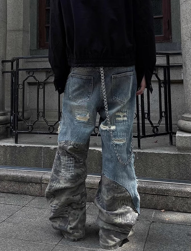 CAMO RIFT DENIM PANTS