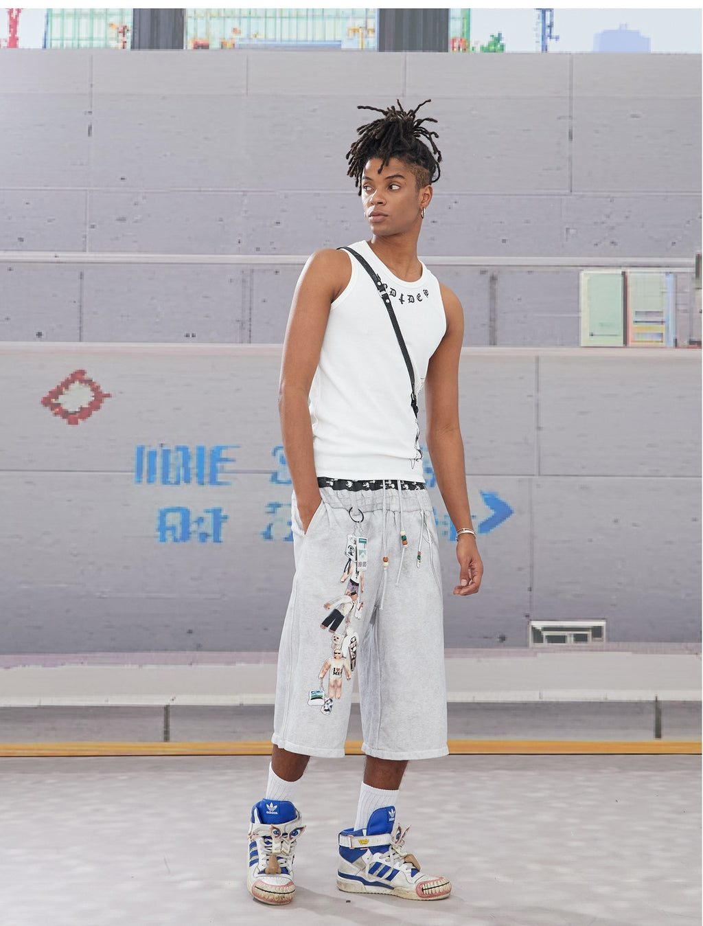 BLAZE CARTOON SWEAT SHORTS