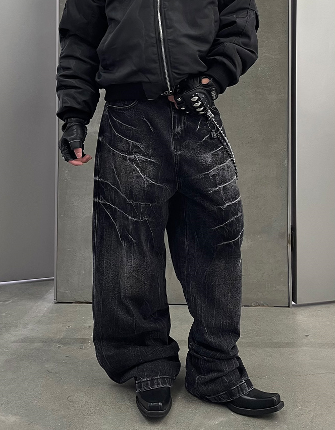 RAVAGE LOOSE DENIM PANTS