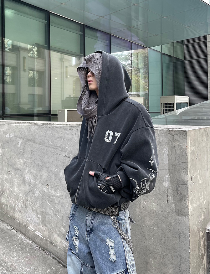 MODERN PRINTED HOODIE