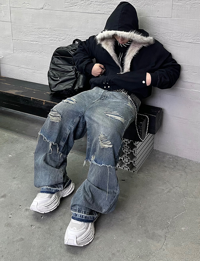 MODERN FUR HEAVY JACKET