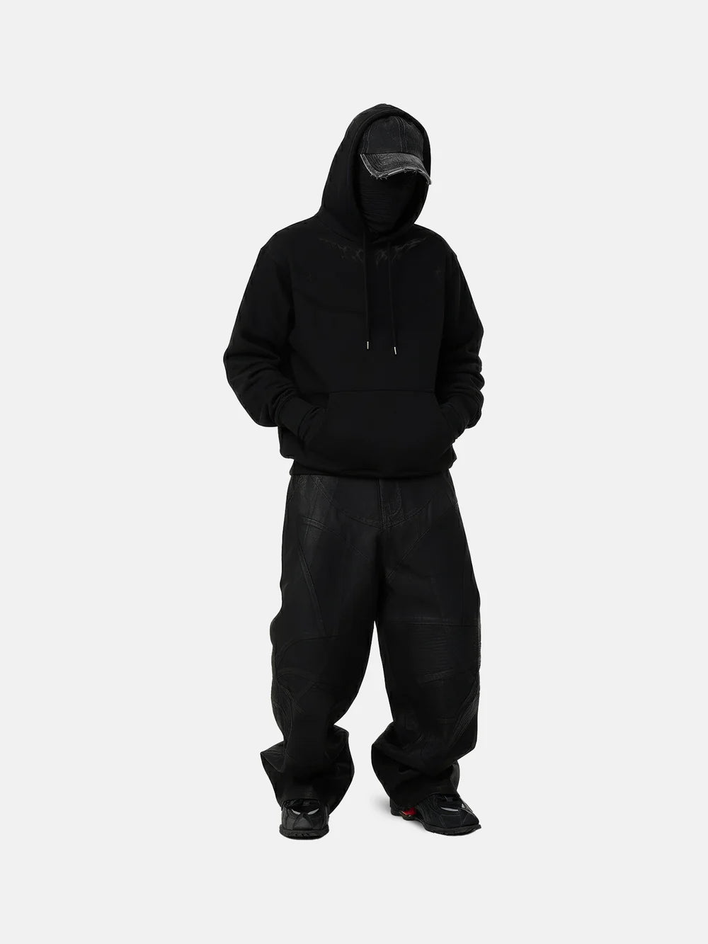 FLAME EMBROIDERY HOODIE