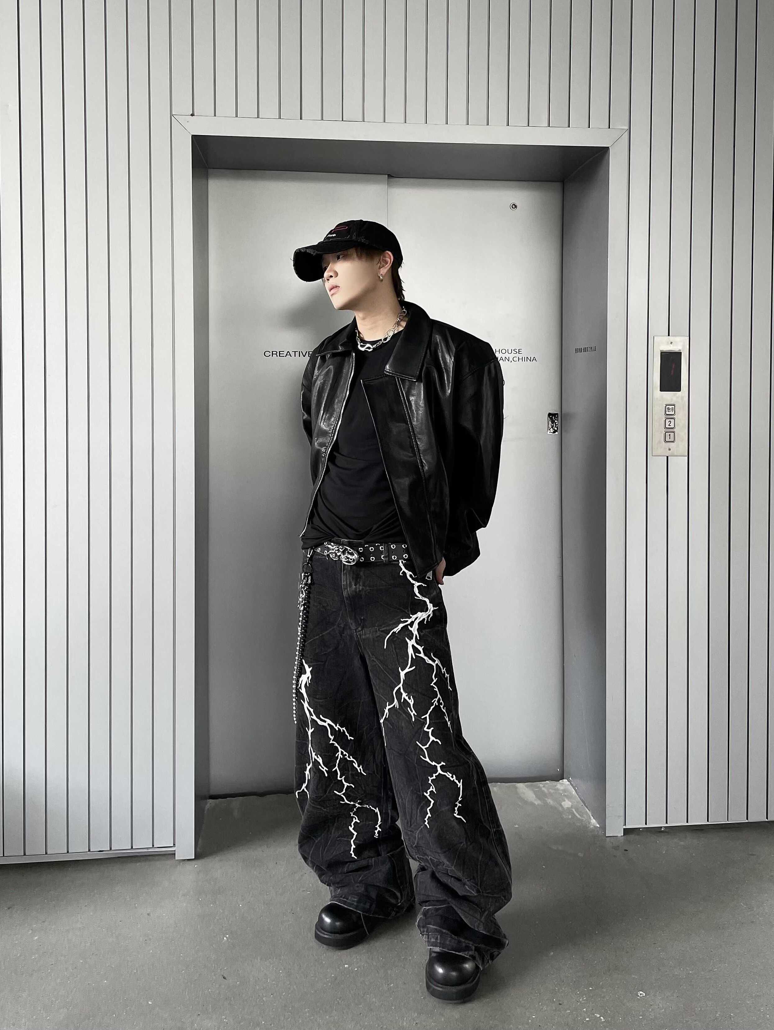 THUNDER BLACK DENIM PANTS