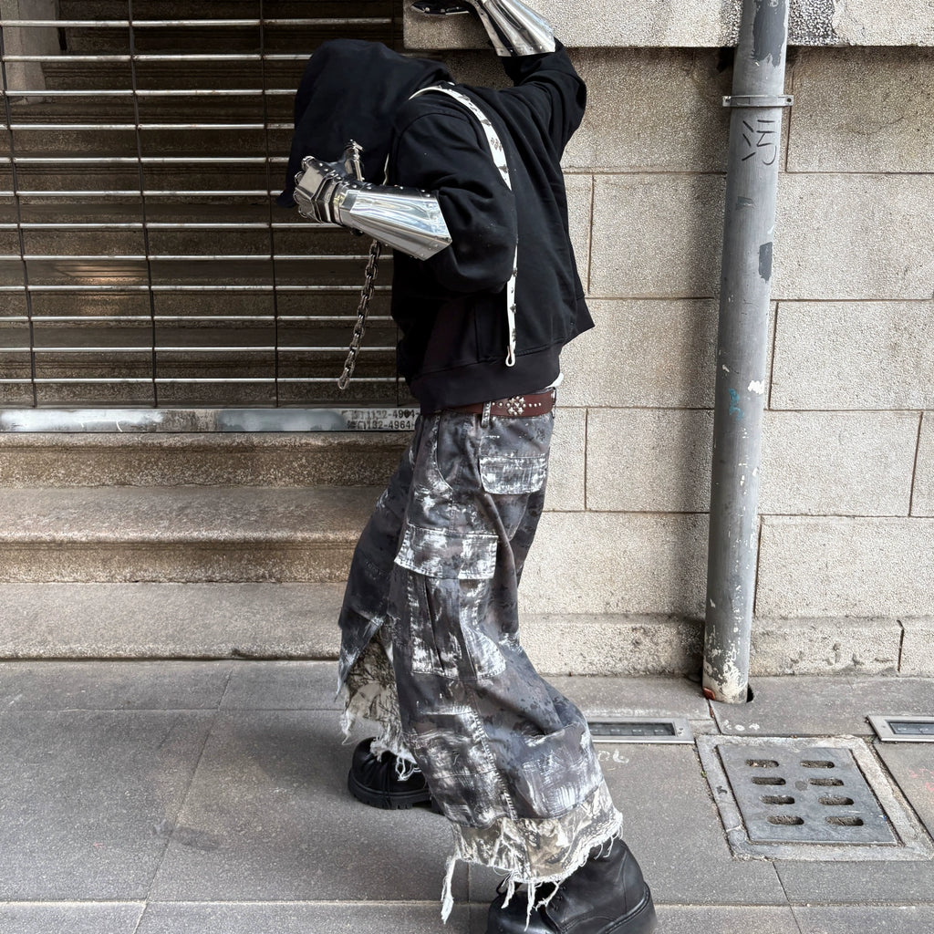 CAMO RAZE DENIM SHORTS