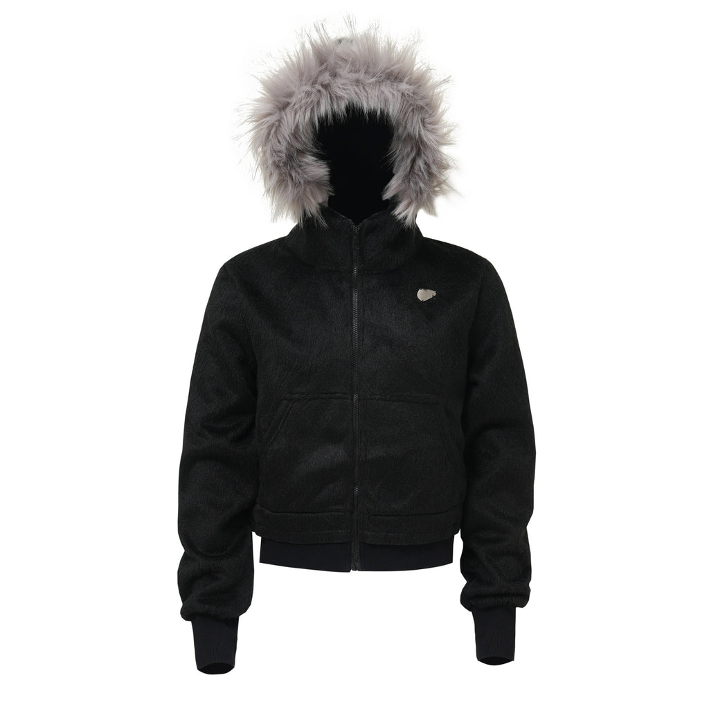 FROST FUR HOODED JACKET