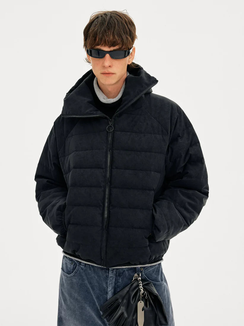 HIGH-NECK MICRO DOWN JACKET