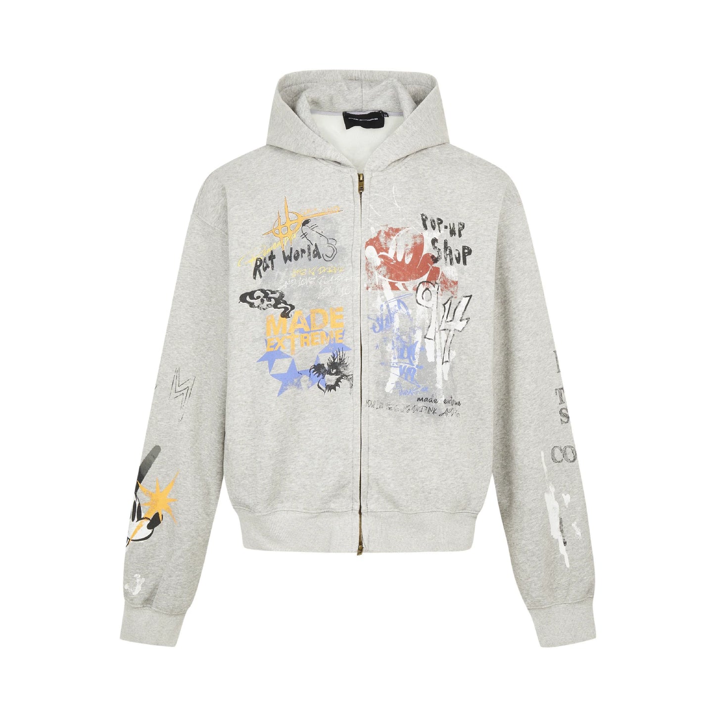 GRAFFITI ZIP HOODIE