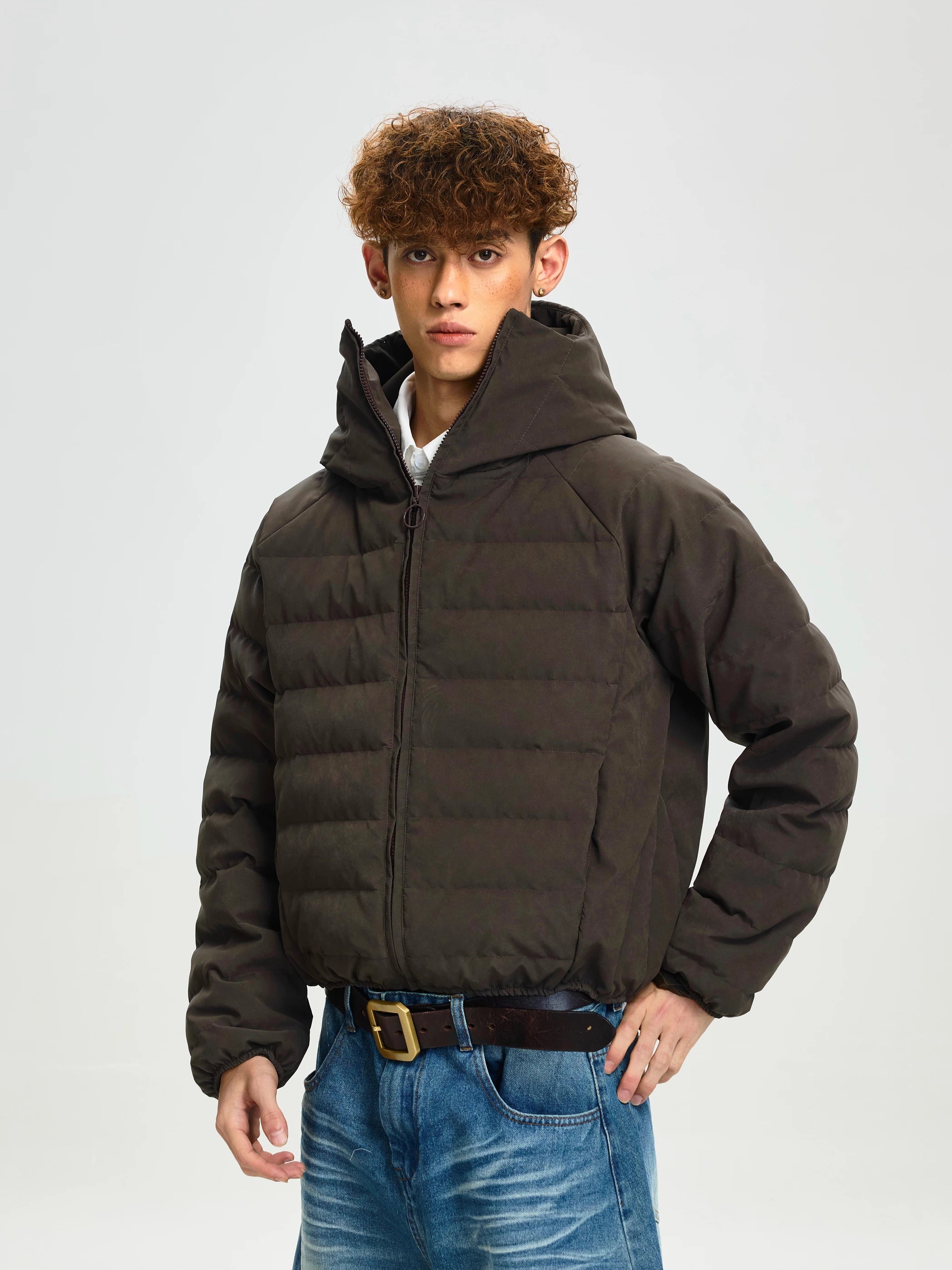 HIGH-NECK MICRO DOWN JACKET