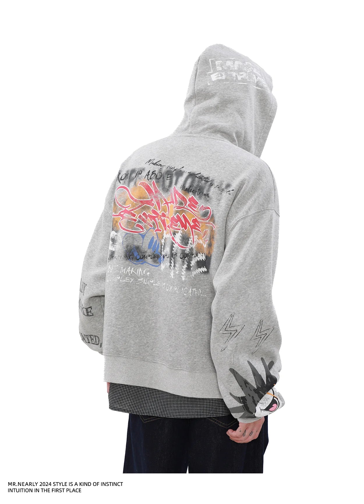 GRAFFITI ZIP HOODIE