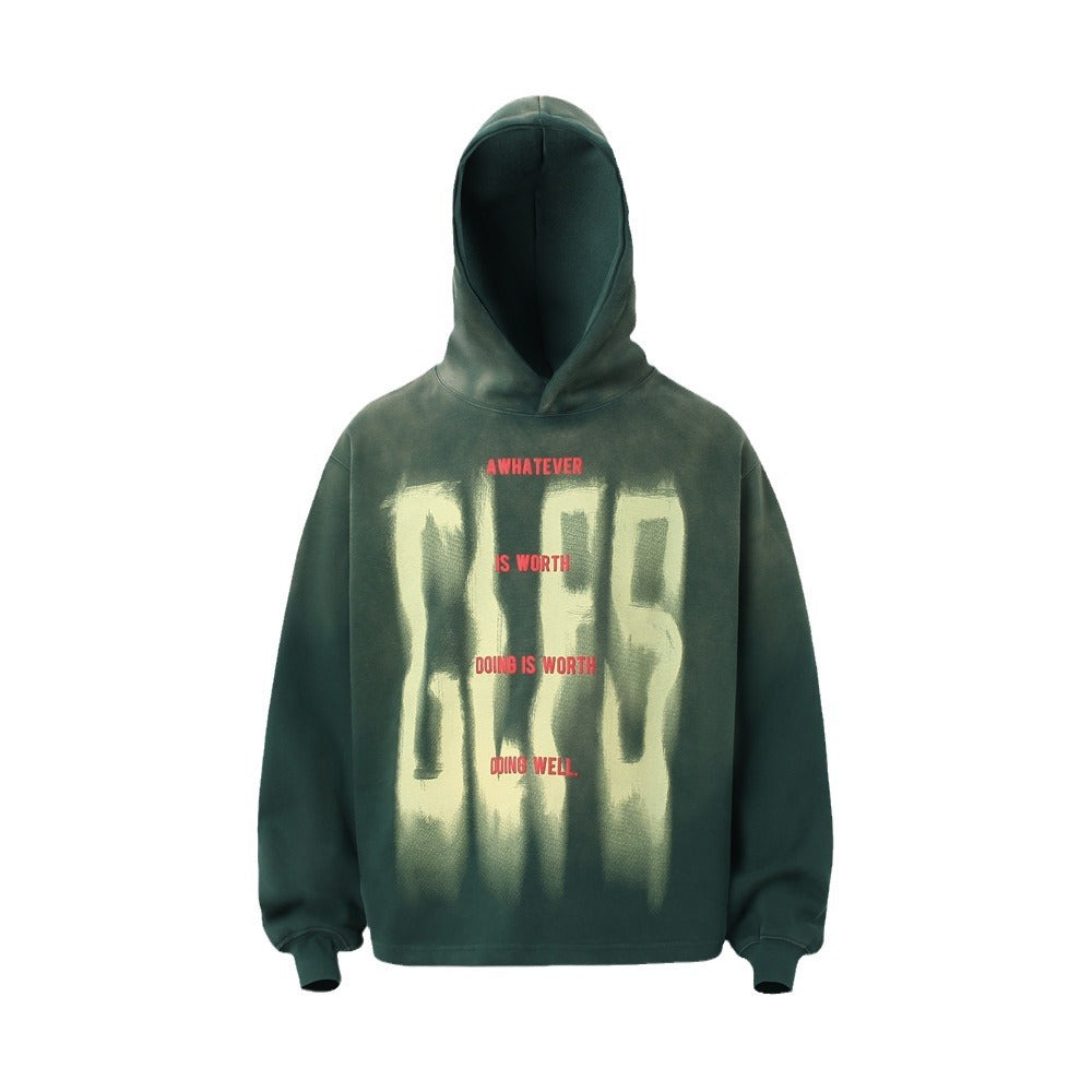 FUZZY GRAFF HOODIE