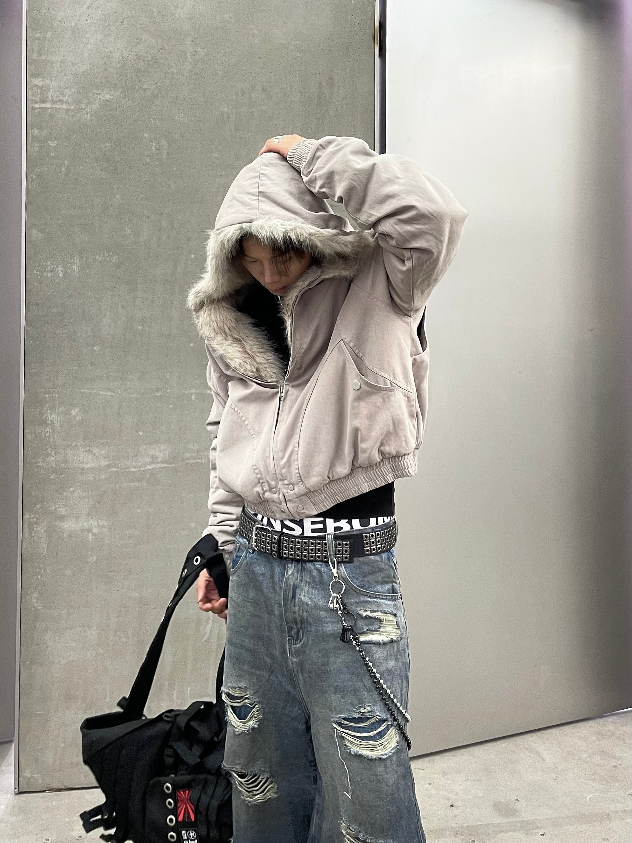 MODERN FUR HEAVY JACKET