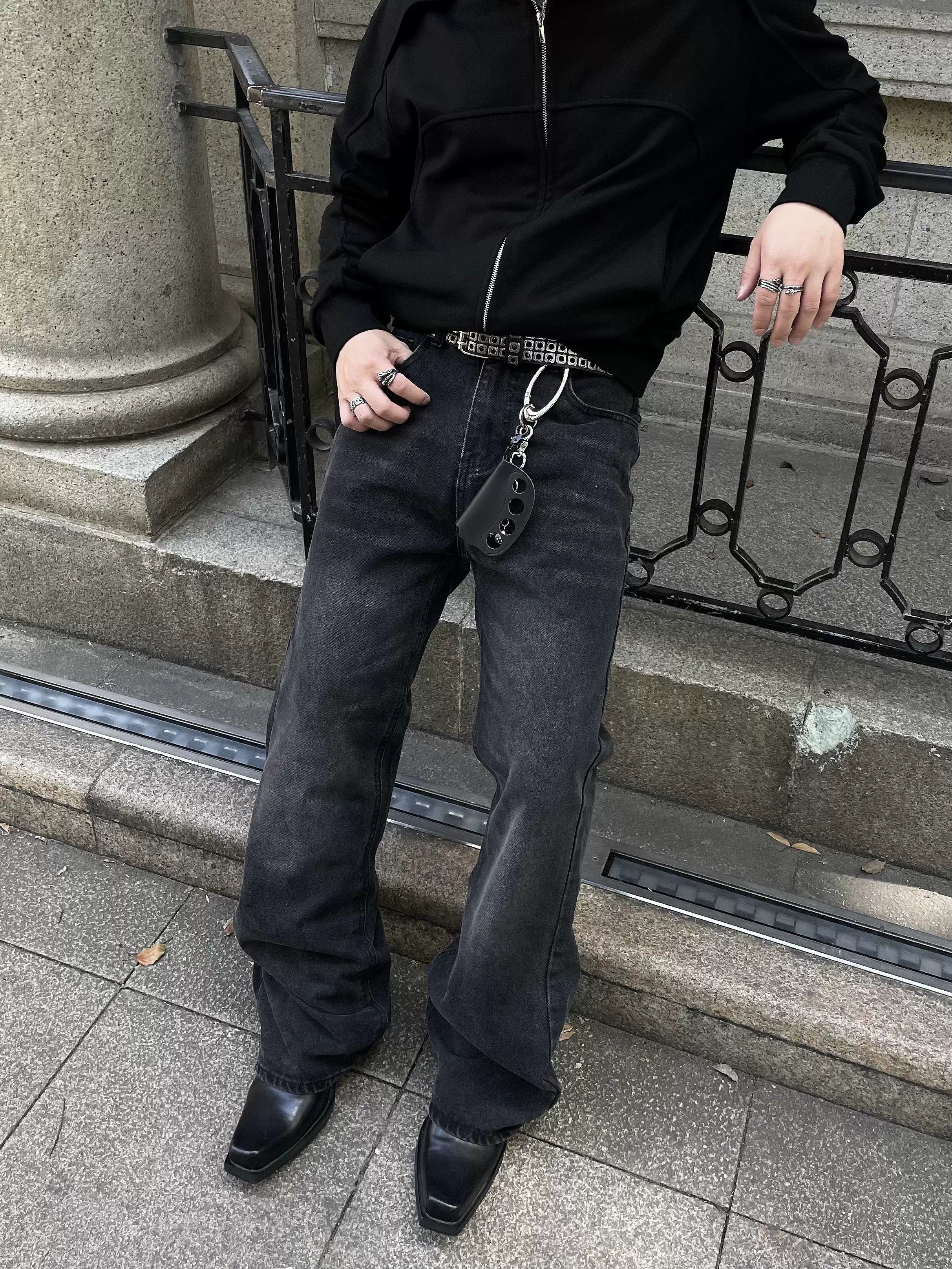 CLASSICAL FLARE DENIM PANTS