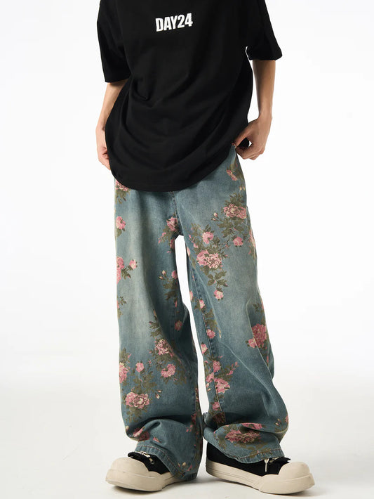 VINTAGE FLOWER DENIM