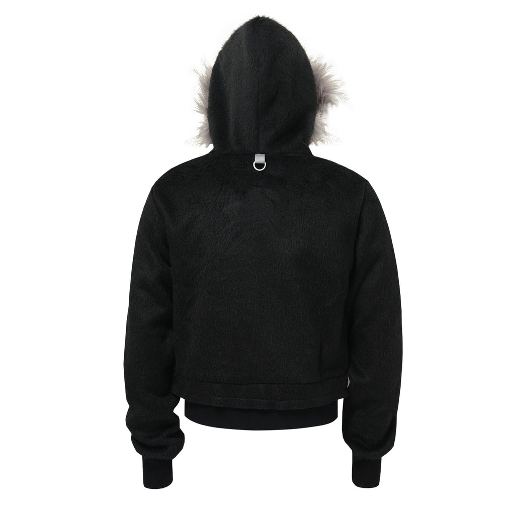 FROST FUR HOODED JACKET