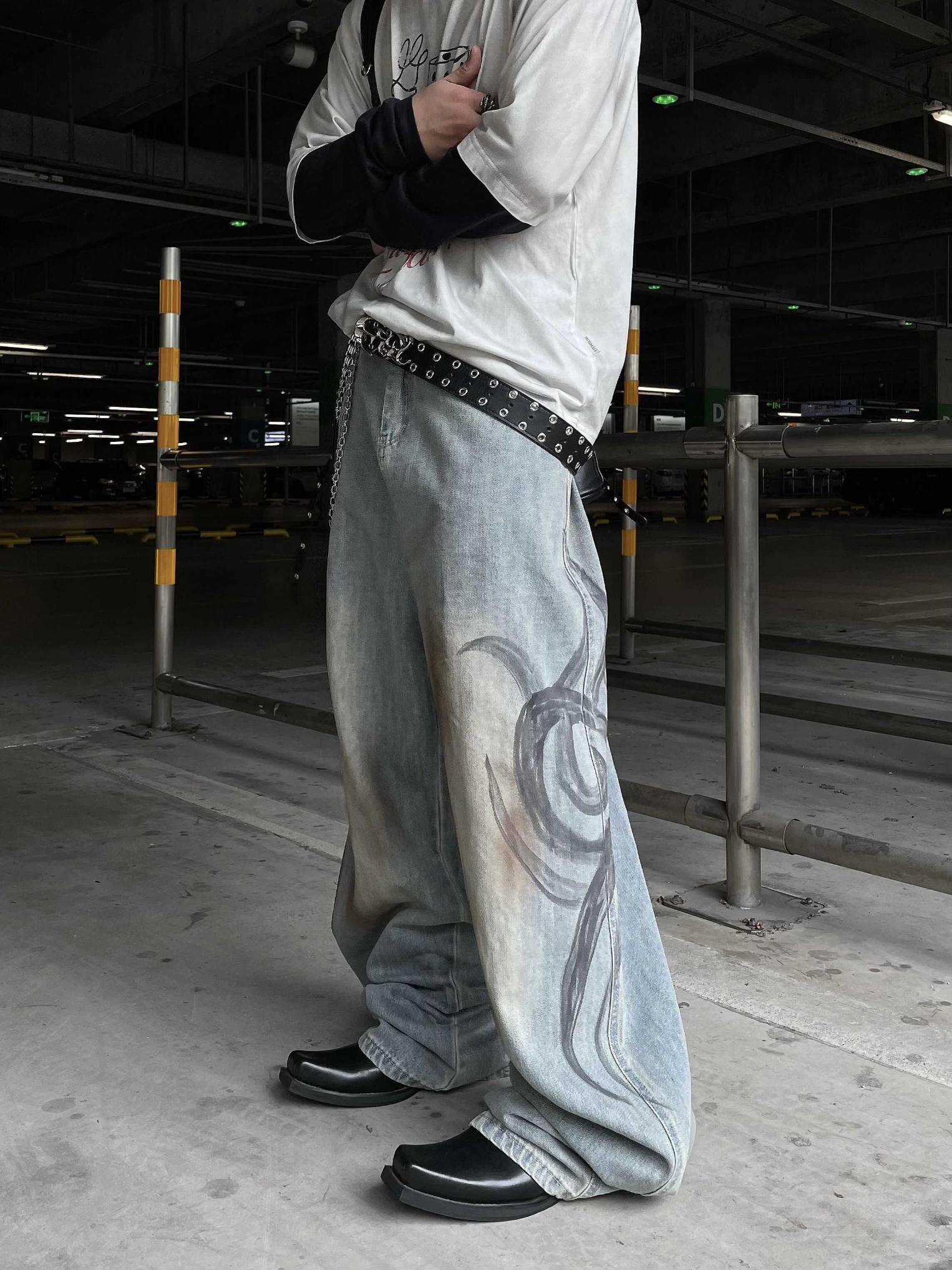 GRAVITY WIDE DENIM PANTS