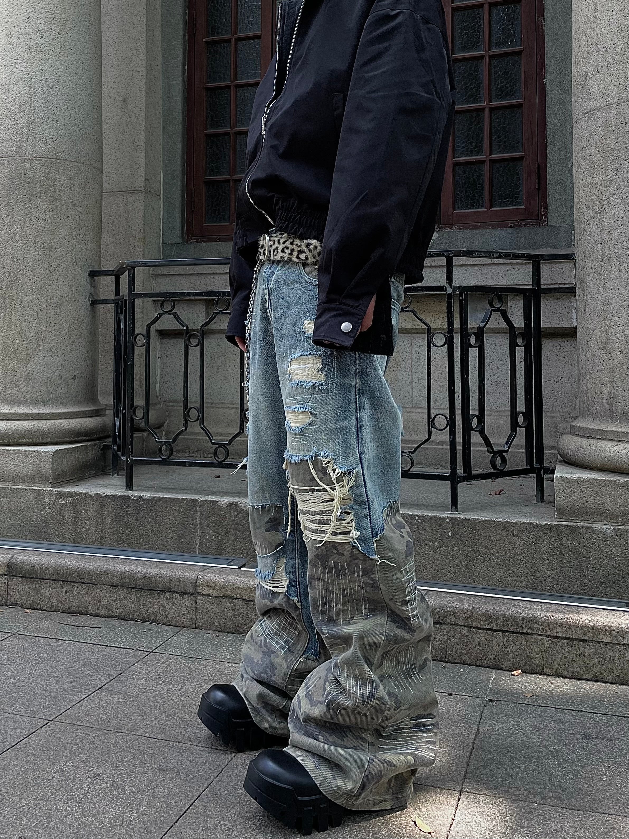 CAMO RIFT DENIM PANTS