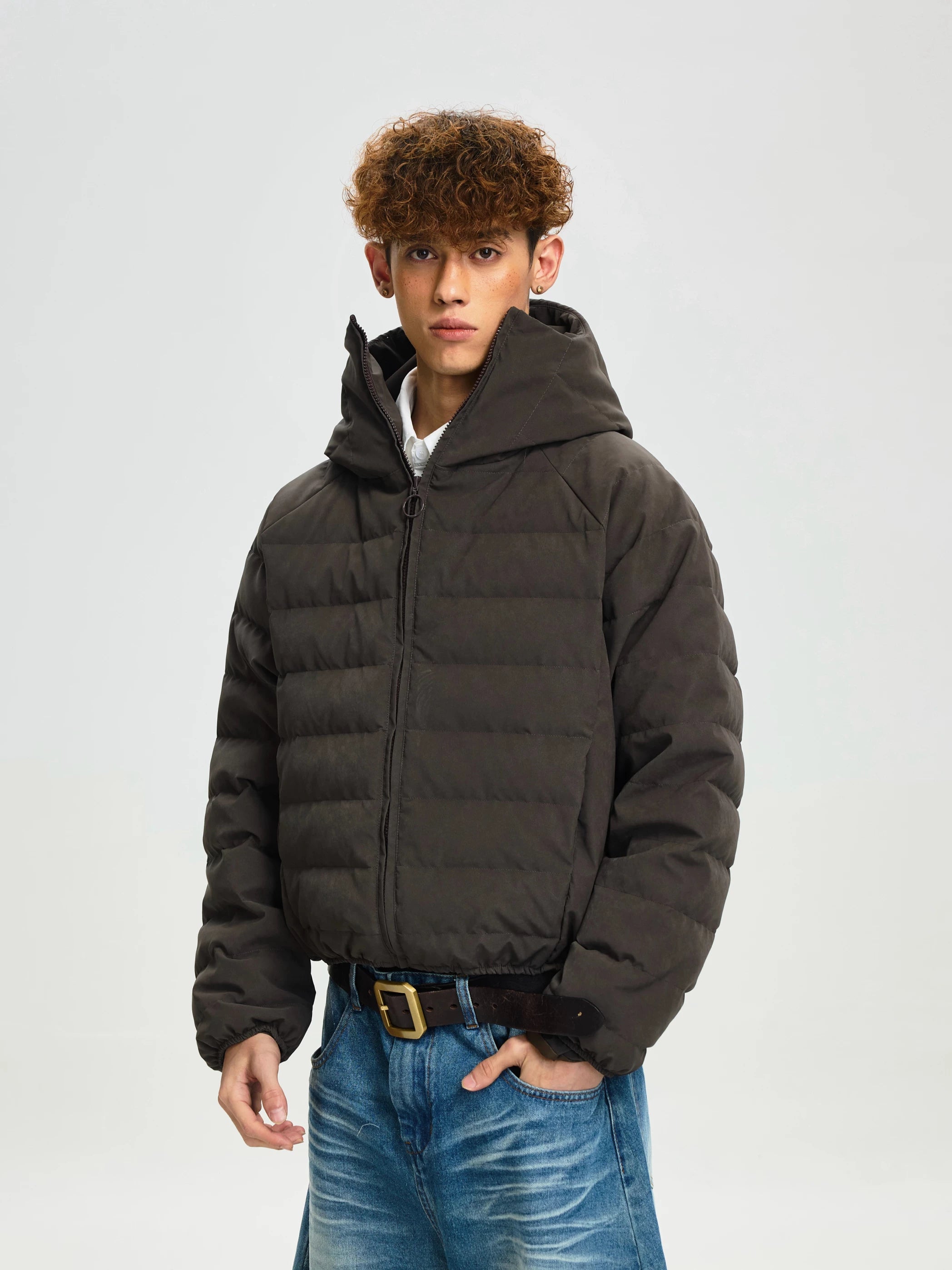 HIGH-NECK MICRO DOWN JACKET