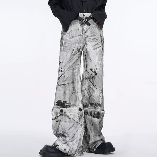 DETACHANLE DENIM PANTS