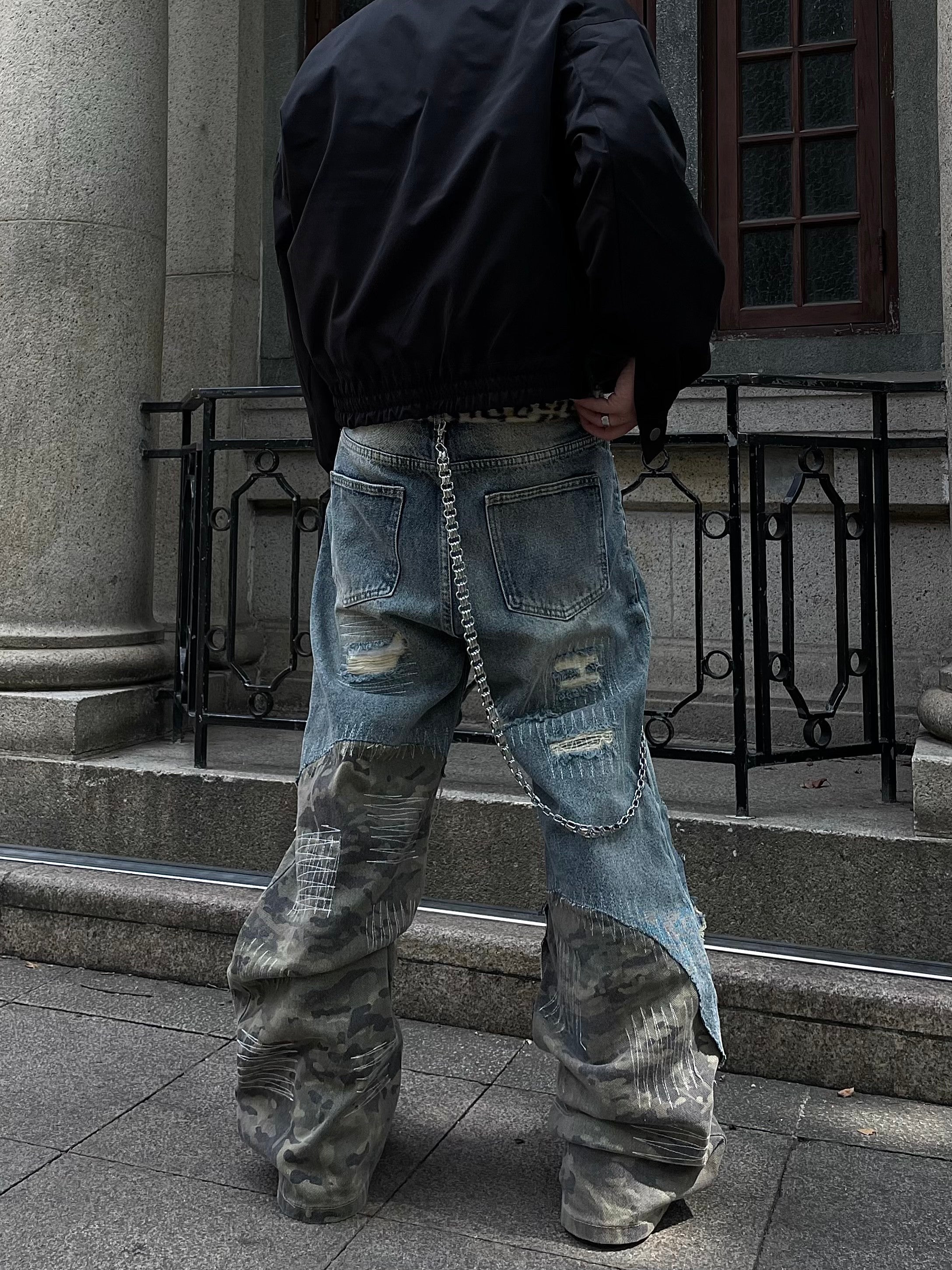 CAMO RIFT DENIM PANTS