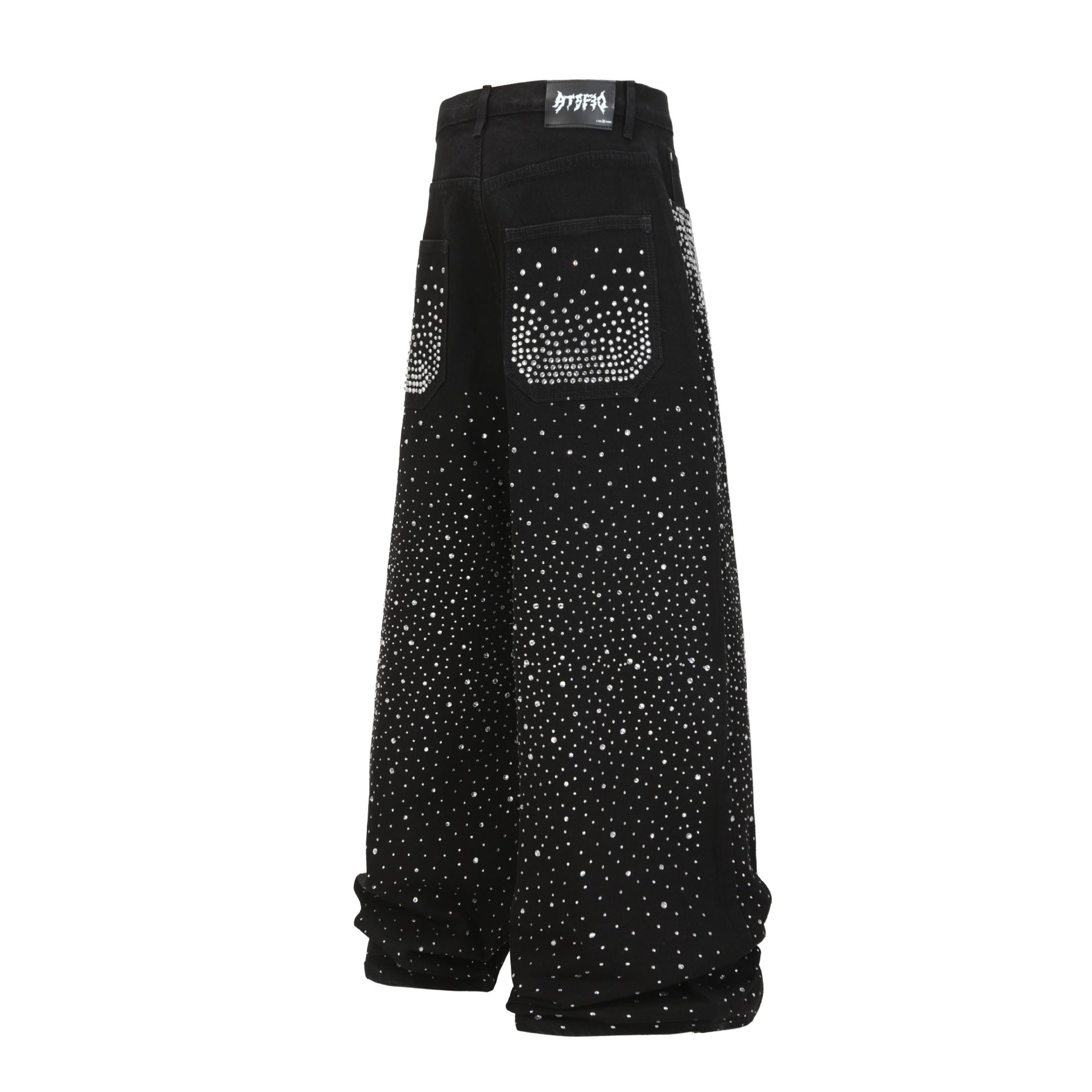 RADIANT RHINESTONE DENIM PANTS