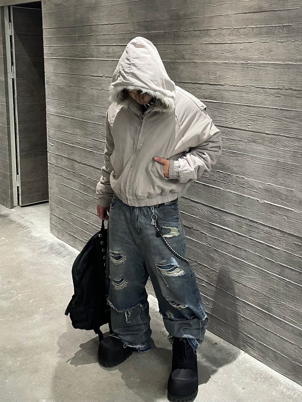 MODERN FUR HEAVY JACKET