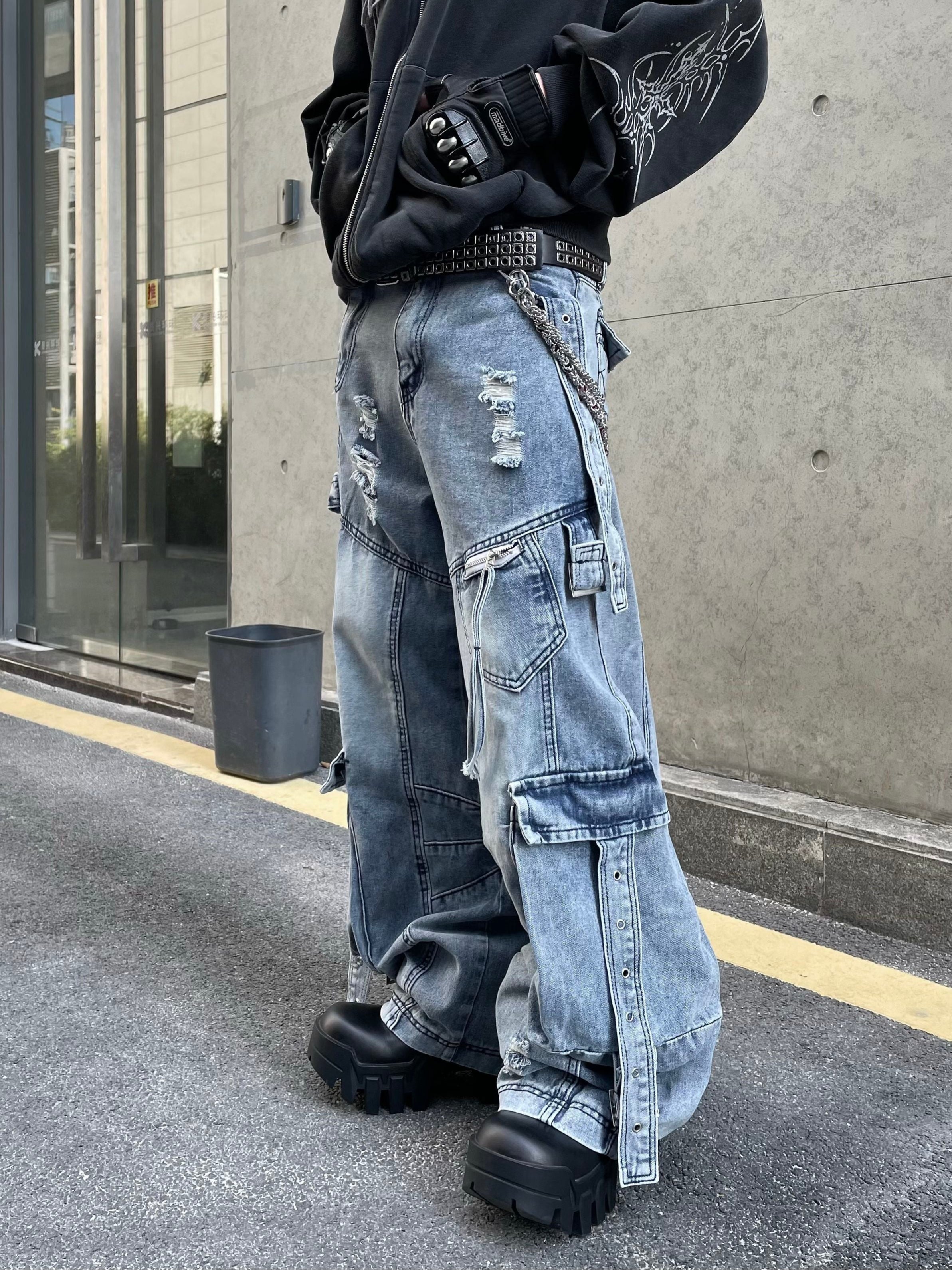 RUSTIC BAGGY CARGO PANTS