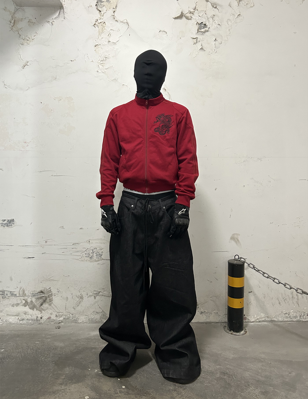 SHIBUYA HEAVY DRAGON EMBROIDERY TWO-SIDED DENIM